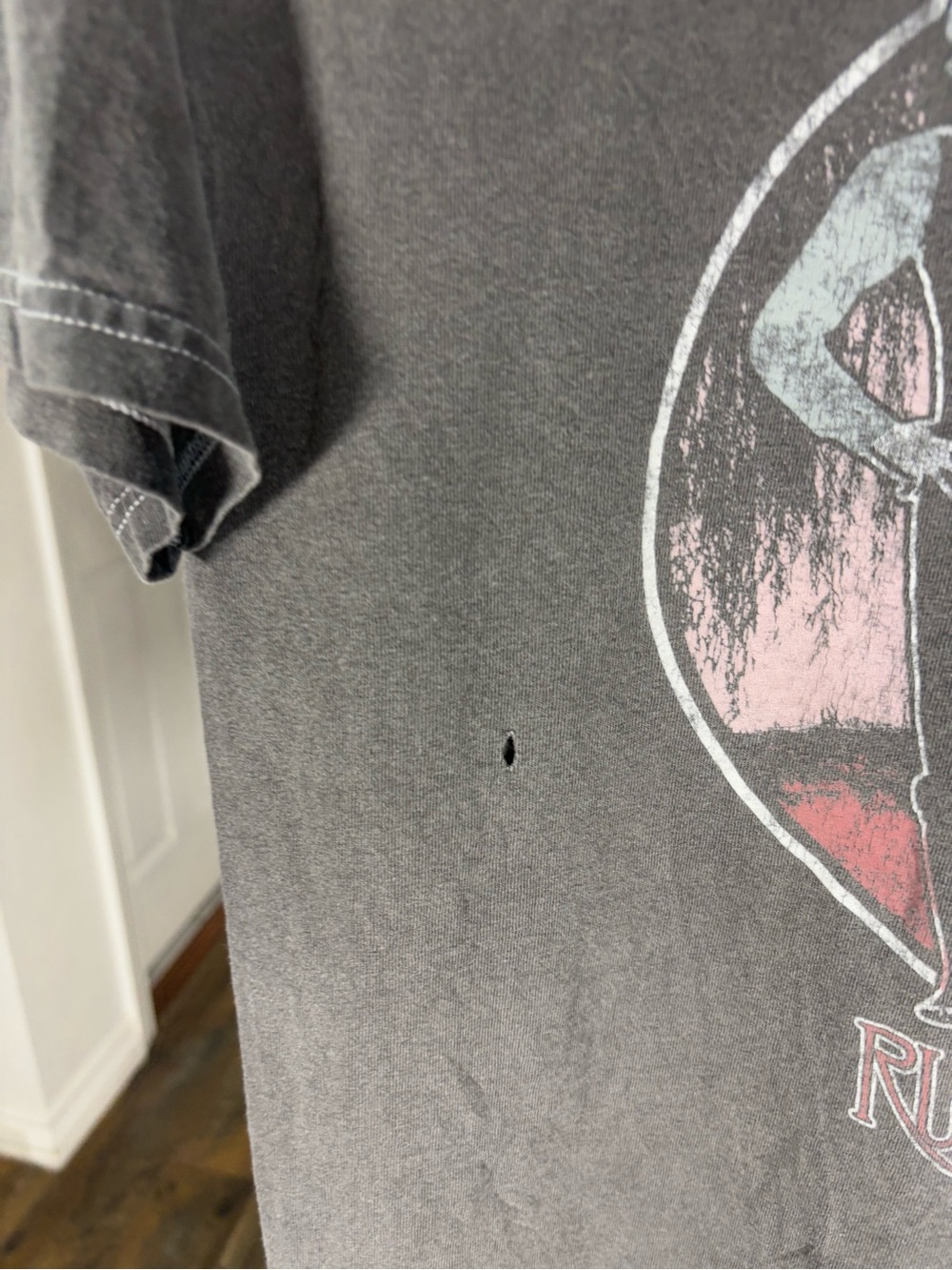 Fleetwood Mac 'Rumours' Graphic Tee - Vintage Gray Short-Sleeve Shirt - Picture 3 of 5